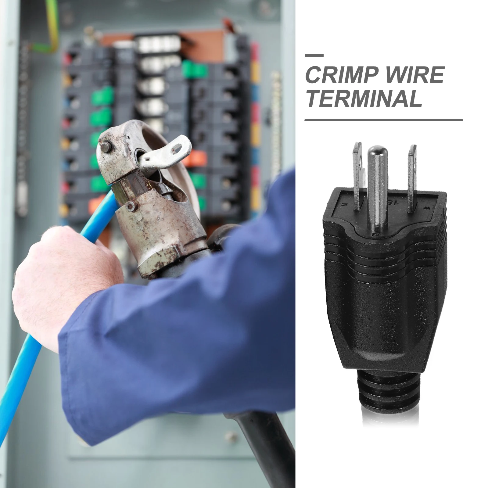 

3Pcs American Socket Plug Adapter Detachable Three Pole Replacement for Outdoor Light Bulb Electrical Appliances Grounding