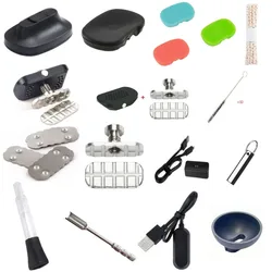 Replacement Vented Lid 3D Oven Screen Charger Loading Funnel Mouthpiece Pipe Cleaner Brush For PAX Plus Mini PAX 3/2 Accessories