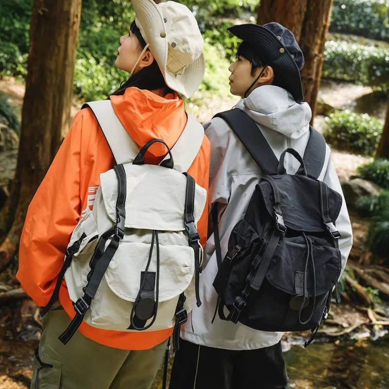 

Outdoor Night Reflective Hiking Backpack Large Capacity Waterproof Travel Bag Adjustable Shoulder Straps For Women Men