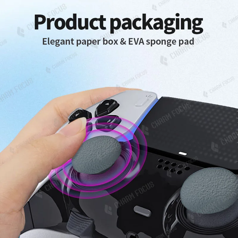 Tappo joystick in plastica 10 in 1 per controller PS5 Edge Joystick analogico 6 Swap Stick 4 paddle e accessorio D-Pad