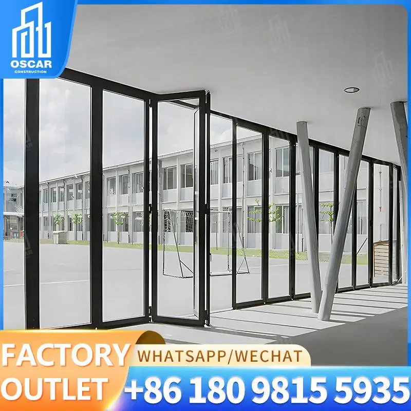 

Customizable Multi panel Folding Doors for Commercial Spaces in Europe Creative Factory Made Bifold Door