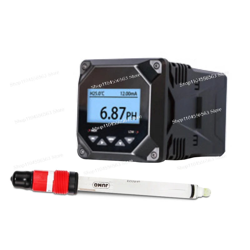 Industrial Online pH/ORP Analyzer, Integrated Transmitter Detector Monitor for Water Quality Measurement & Control