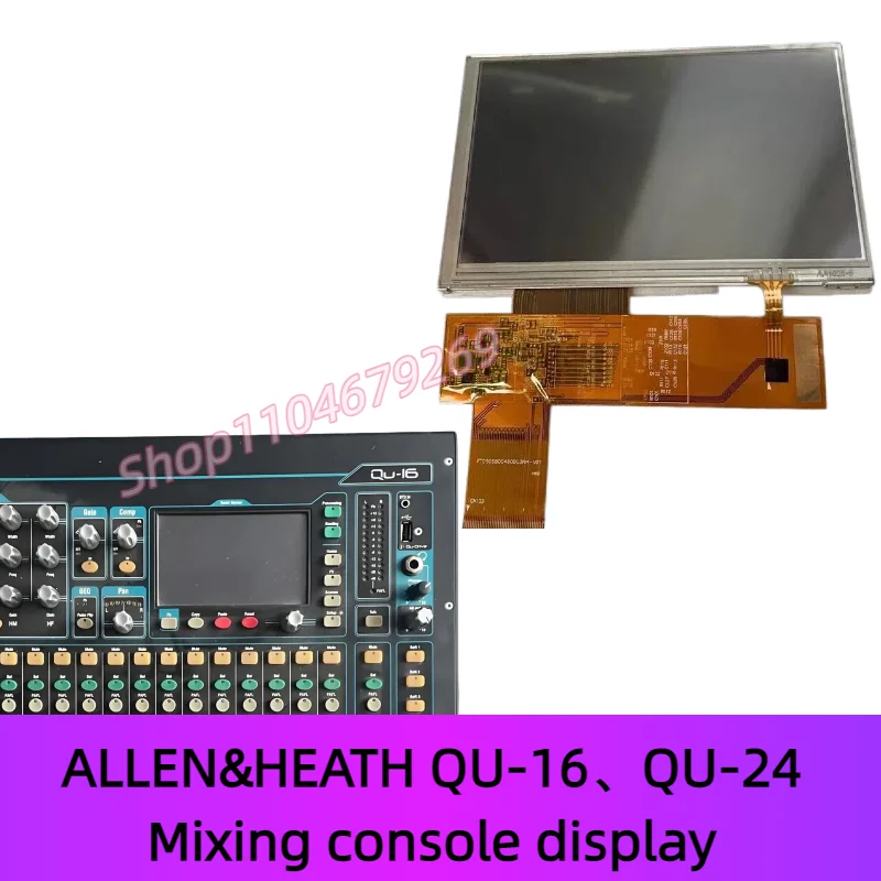 

LCD display screen with touch for ALLEN&HEATH QU-16 QU-24 Mixing console touch display