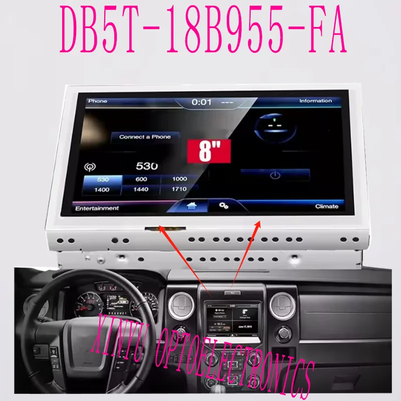 

LQ080Y5DZ03 DB5T-18B955-FA подходит для Ford F150 F250 F350 2013-2015, 8-дюймовый синхронный радиоэкран с информацией
