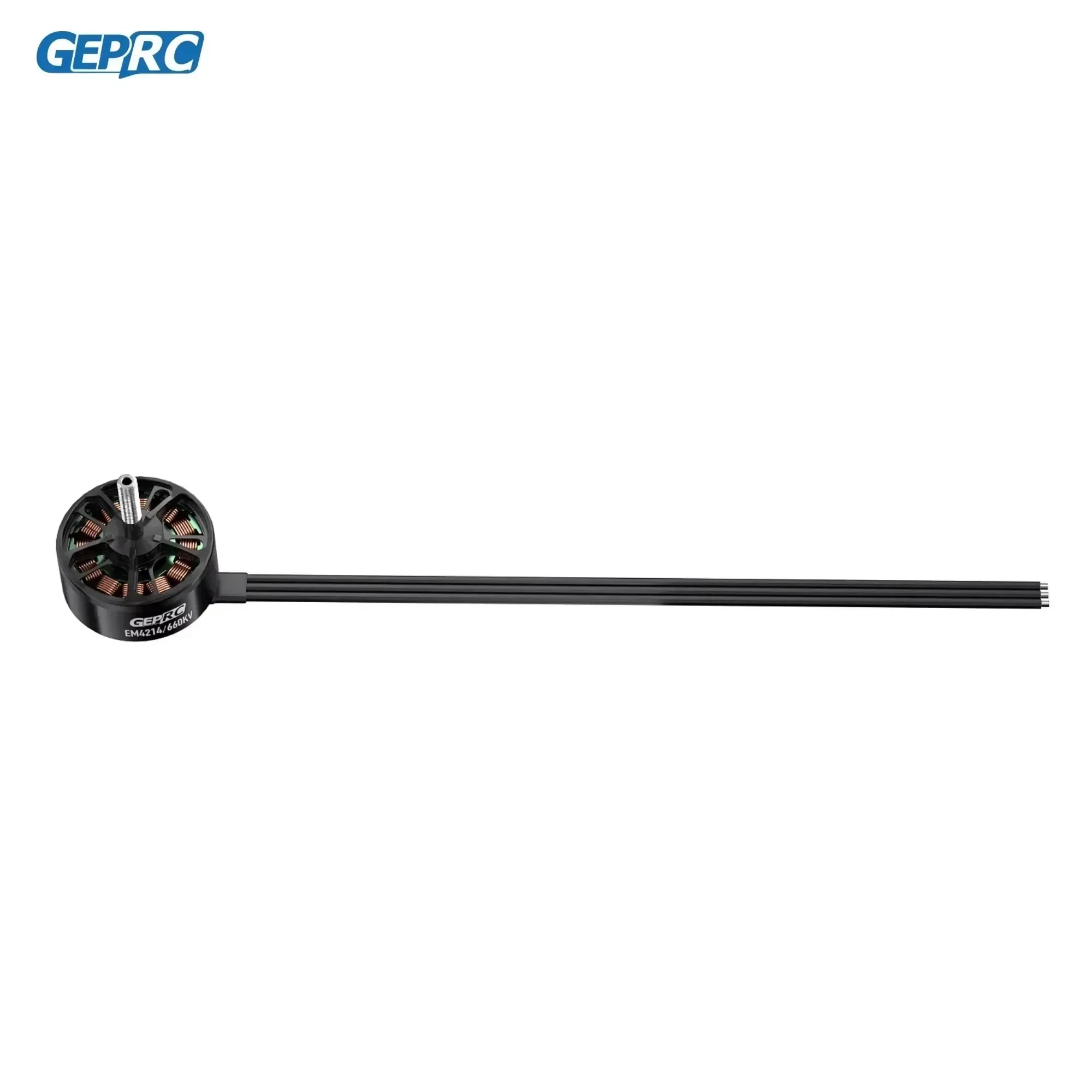 GEPRC EM4214 660KV 모터 80A-100A 브러시리스 25.2V 블랙 모터 12-14인치 장거리 FPV 레이싱드론 멀티콥터 RC 도구용