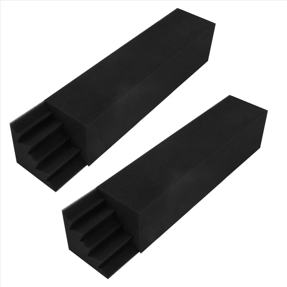 【HOT!TURE】4 Pcs Acoustic Panels Studio Acoustic Soundproof Foam,Sound Treatment Bass Trap Corner,Sound Panels Wedges,12X12X48cm