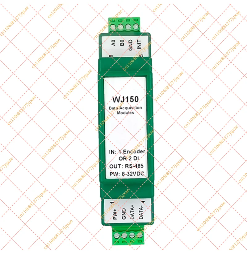 1 Channel Encoder Pulse Counter 2CH DI High Speed Counting Module RS485 Modbus RTU