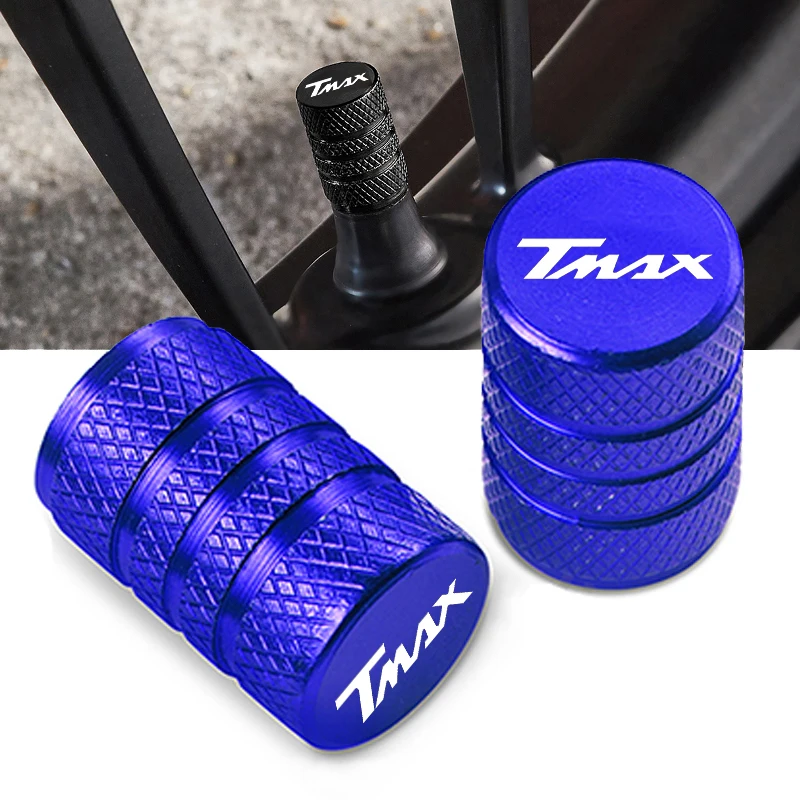 Tire Valve Caps Tyre Stem Covers Airdust Waterproof For YAMAHA TMAX530/500 T-MAX 500 TMAX T-MAX 530 SX DX TMAX 560 Tech  TMAX