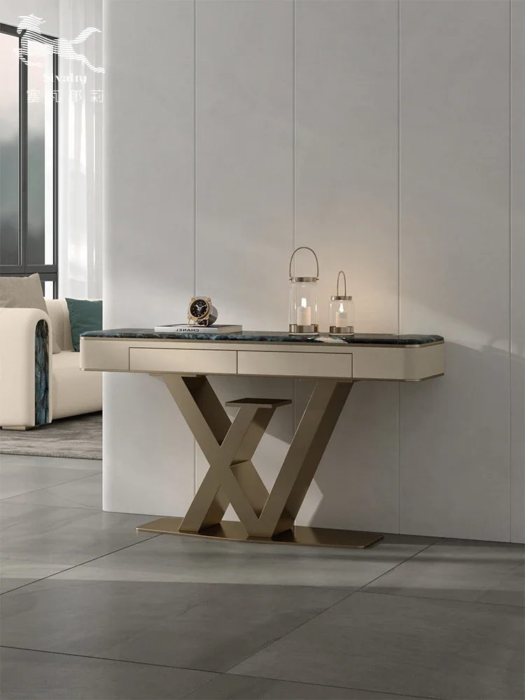

Console Console Tables Cabinet a Long Narrow Table against the Wall