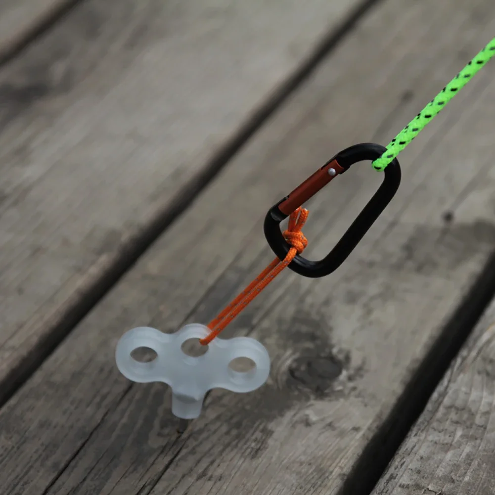 1Pcs สกรู Spike เชือก Buckle Hiking Camping Ground เต็นท์เล็บ Luminous หมุดกลางแจ้งอุปกรณ์