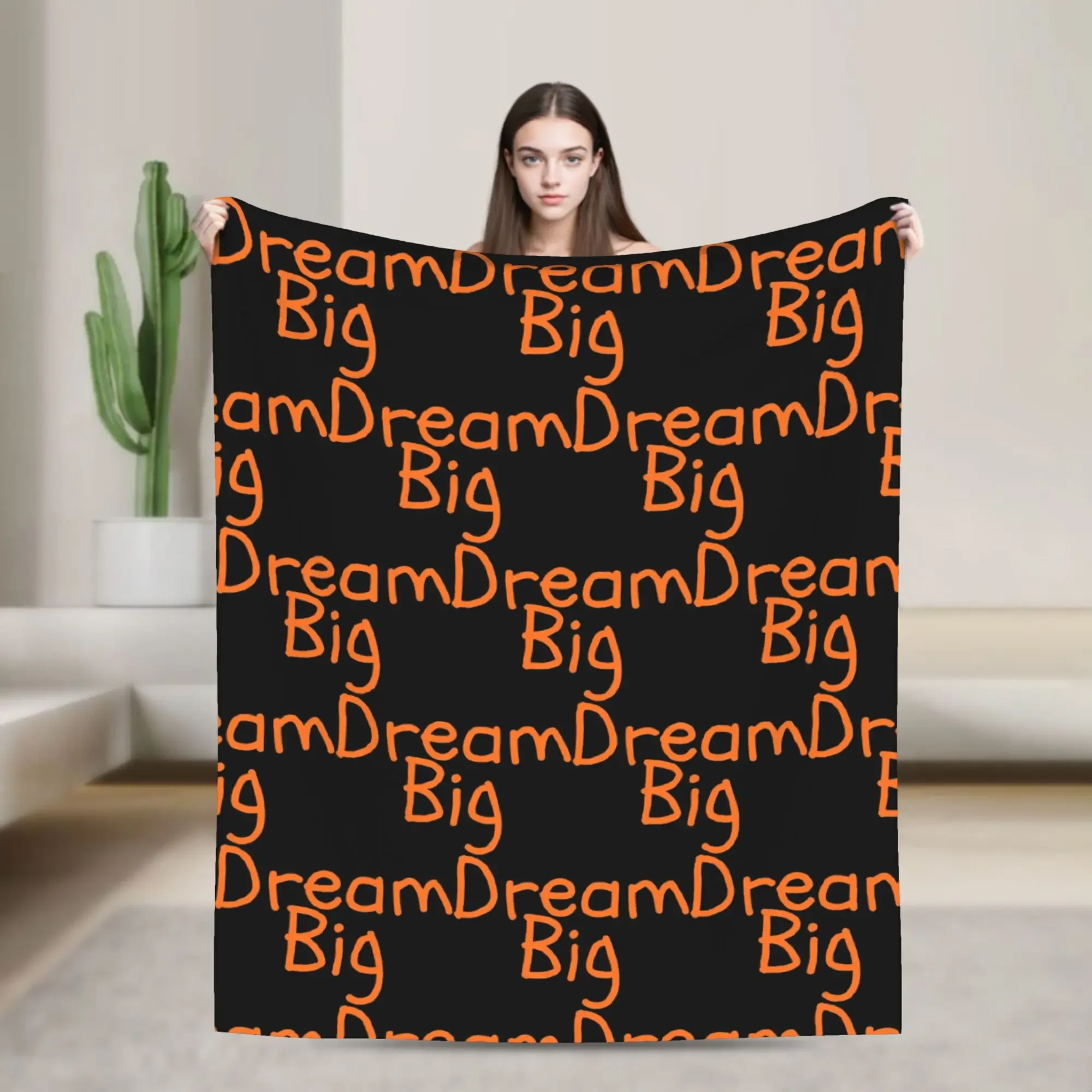 

Плед из флиса Marty Supreme Dream Big: ультрамягкий, многофункциональный, для дома, дивана, кровати. Легкий и комфортный для лета.