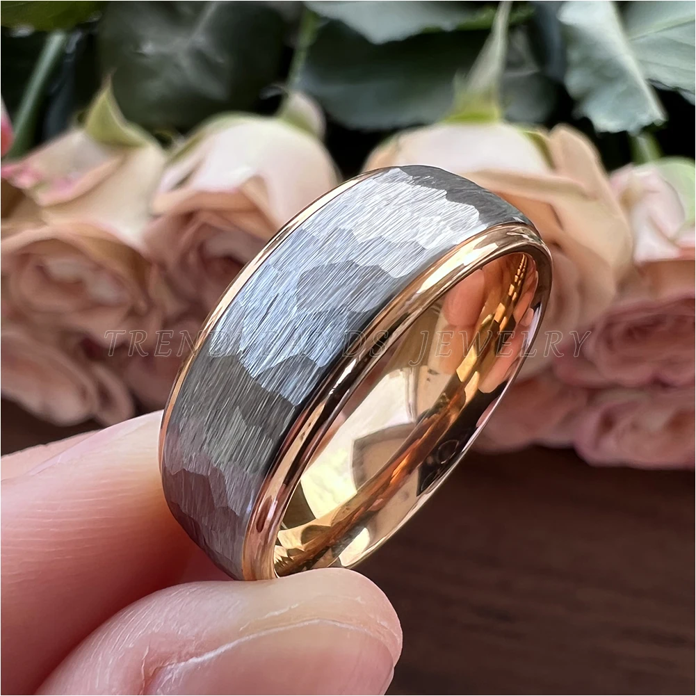 6mm 8mm Dropshipping Tungsten Carbide Ring Men Women Wedding Band Engagement Jewelry Brushed Finish Comfort Fit