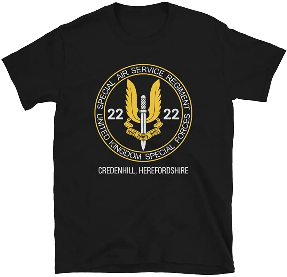 

Футболка SAS Special Forces Special Air Service Regiment США, 100% хлопок, повседневная мужская футболка с круглым вырезом и коротким рукавом