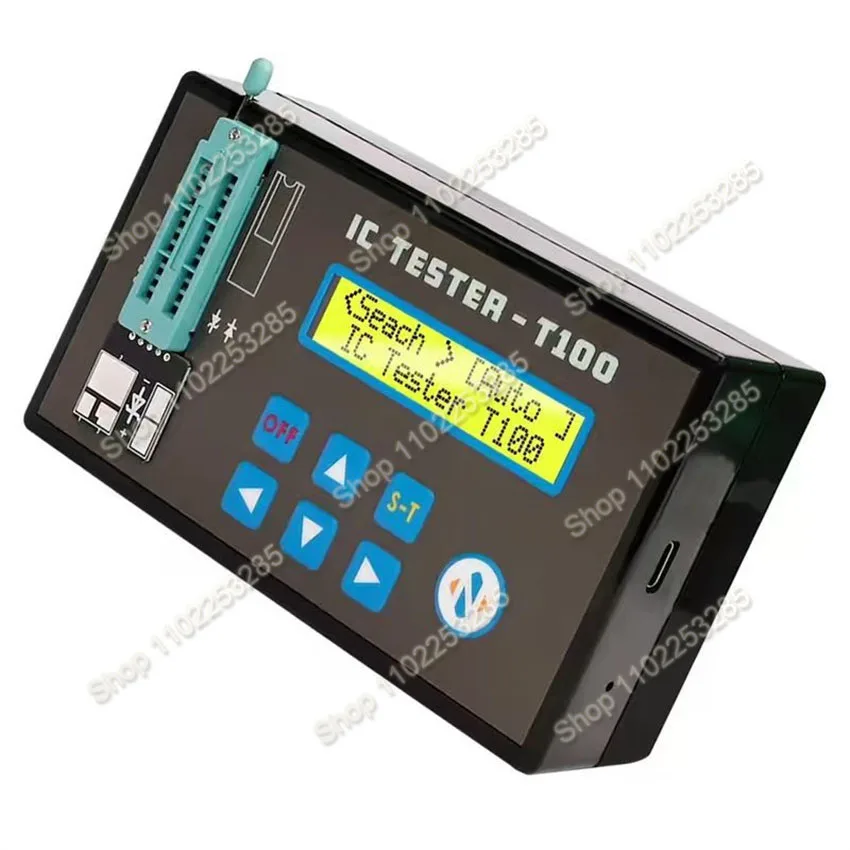 IC Chip Testing Tool T100 Integrated Circuit Tester Transistor Diode Rechargeable Battery Operated Device