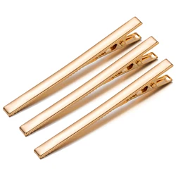 10 Stuks Metalen Haar Alligator Clips Duckbill Clip Voor Meisjes 5Mm Single Prong Alligator Haarspelden Haarstijl Gereedschap Accessoires