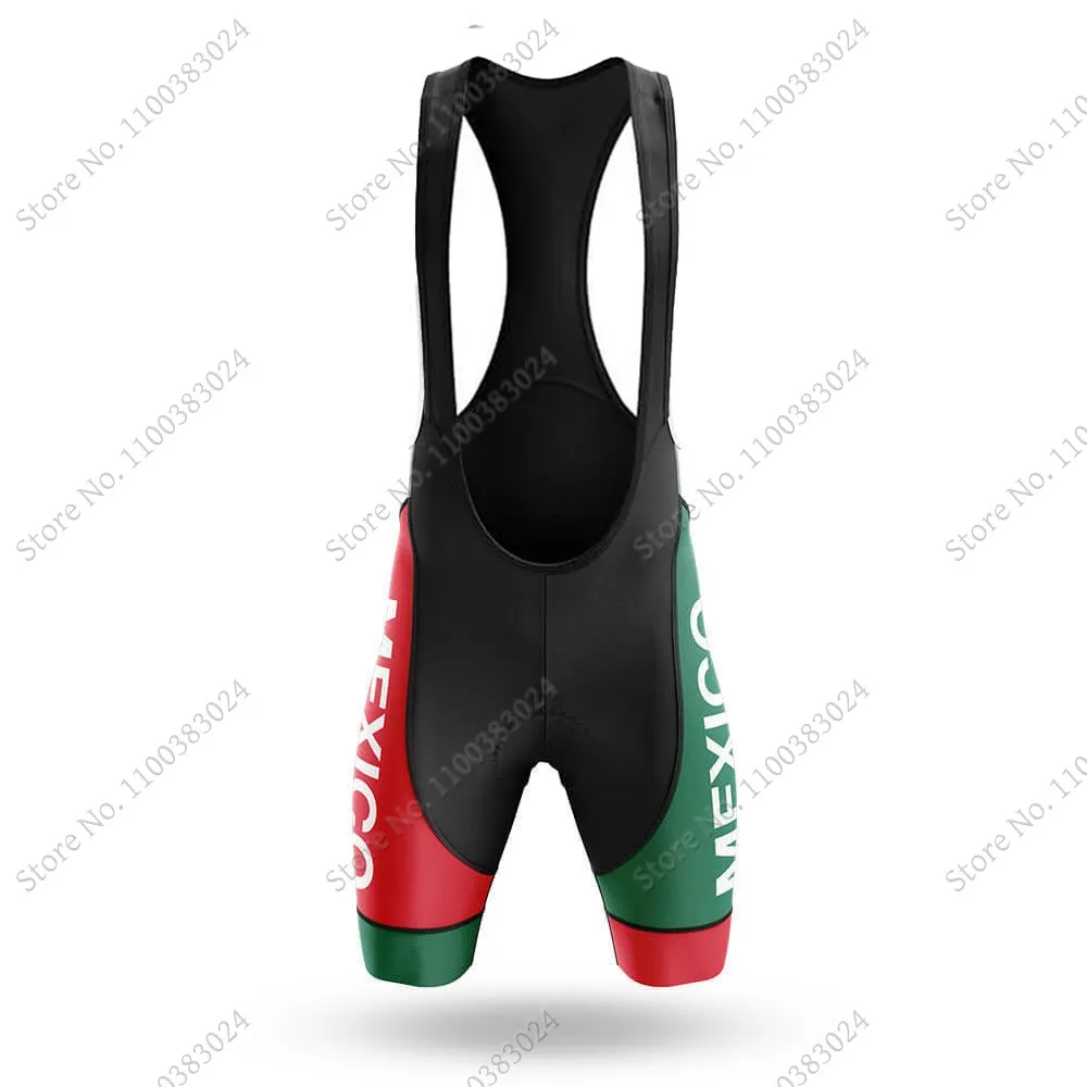 Maillot Mexico Champion 2023 Cycling Jersey Set Men Cycling Clothing Road Bike Shirts Suit Bicycle bib Shorts MTB Cyclisme