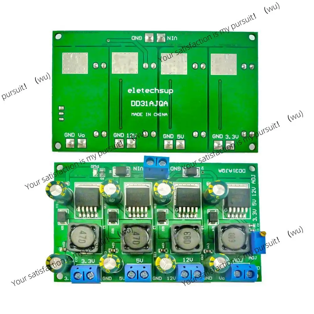 3A multi-channel step-down module regulated power supply board 3.3V 5V 12V adjustable output 2-28V DD31AJQA