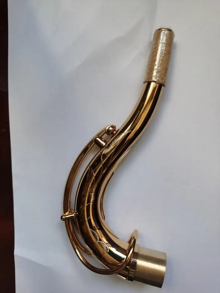 رقبة ساكسفون تينور من النحاس الألماني المطلي بالذهب من Pro Eastern Music SBA