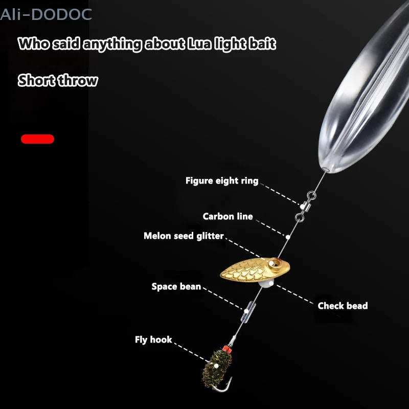 6g-50g Fishing Float Distance Casting Bobbers Clear Sinking Carp Fly Fishing Floats Terminal Tackle Controller Float Buoy