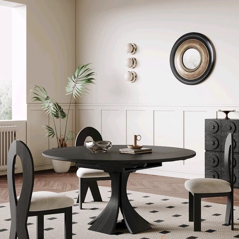 Modern Industrial Dining Table: Waterproof & Stylish