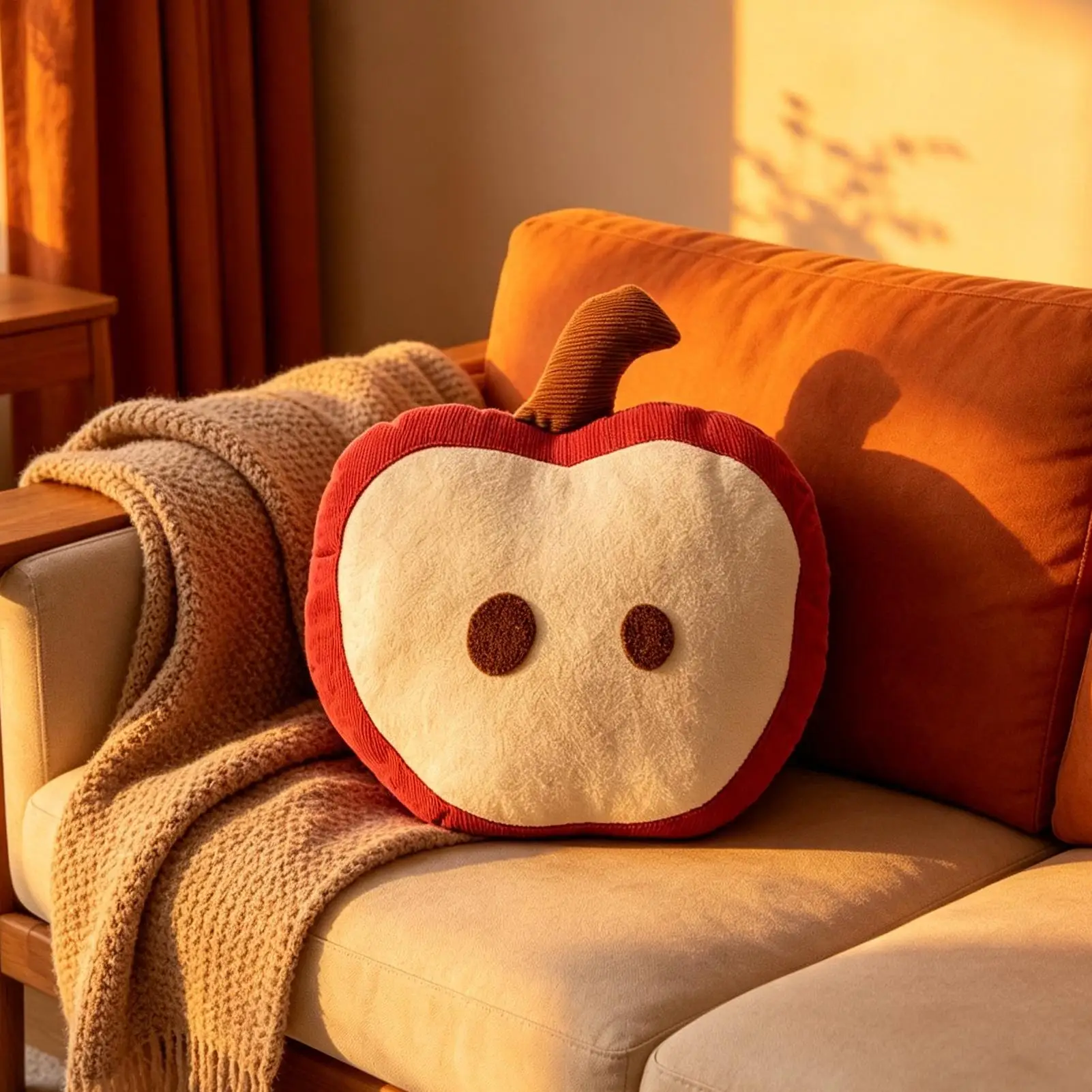 Fruit Shaped Throw Pillow Soft Sleeping Cushion Sofa Decoration Home Decorative Gift For Living Room Bedroom Friend