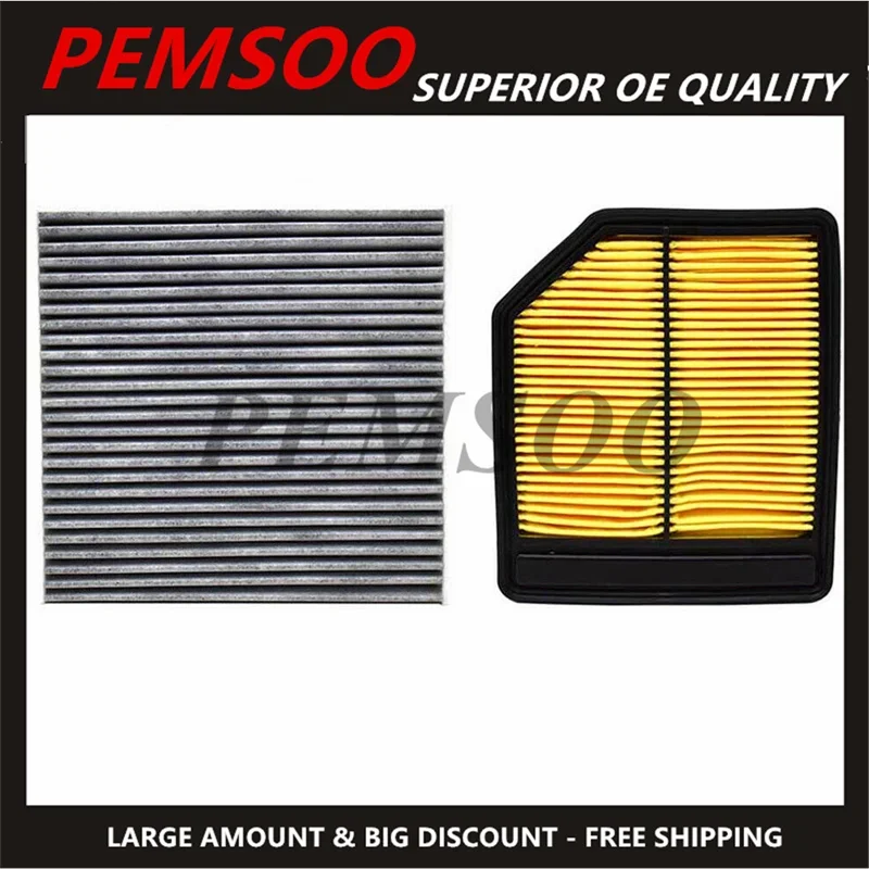 

2X Engine & Cabin Air Filter Fit for 06 2007 2008 2009 2010 2011 Honda Civic 1.8L 80292-SDG-W01 17220-RNA-A00 17220-RNA-M00