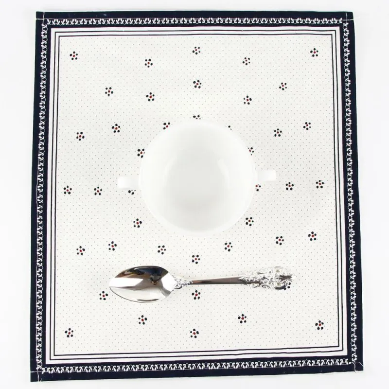 Flower Printed Paper Napkin Birthday Wedding Party Table Setting Paper Cafe Mouth Cloth Colourful Paper Placemat