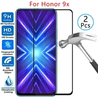 9d screen protector tempered glass case for huawei honor 9x premium pro cover on honor9x honer 9 x x9 protective phone coque bag