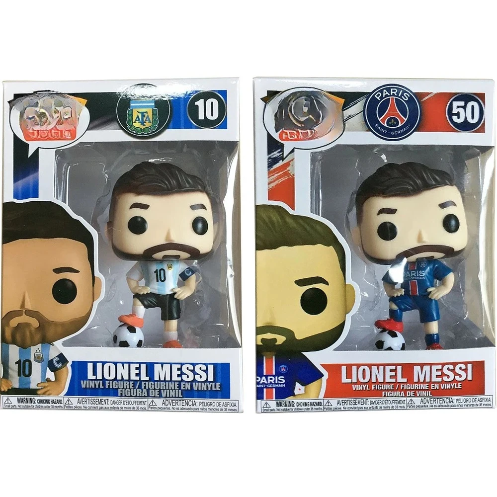 

Pop Football Stars Lionel Messi #10 Decoration Ornaments Action Figure Collection Model Toy for Children Birthday Toy Gift