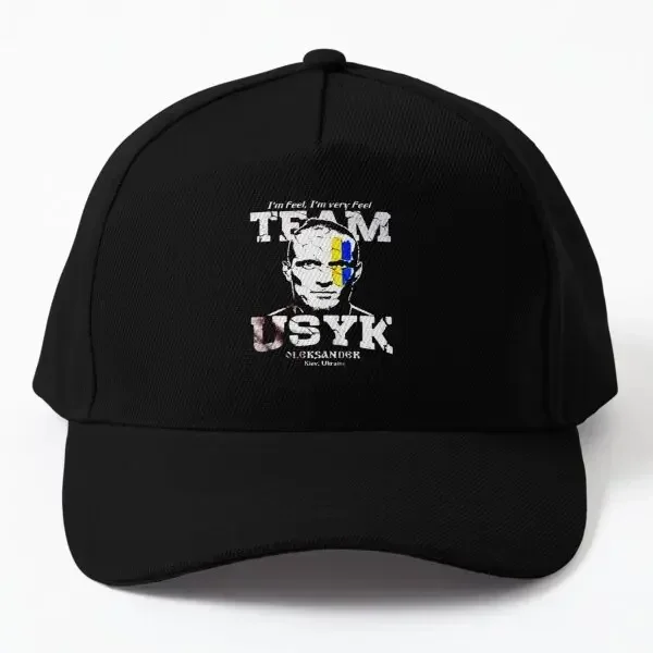 Usyk  Baseball Cap Hat Spring  Outdoor Fish Mens Boys Snapback Solid Color Summer Casual Black Hip Hop Printed Czapka Casquette