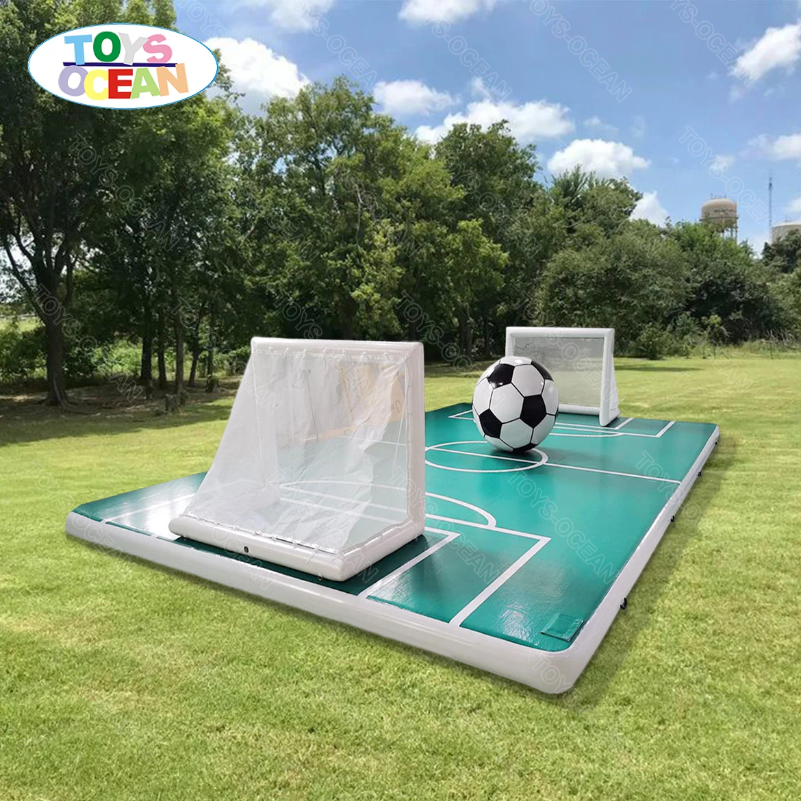 

New Style Outdoor Air Track Inflatable Basketball Court Sports Game PVC Football Floor Blower Repair Accessory Double Sea