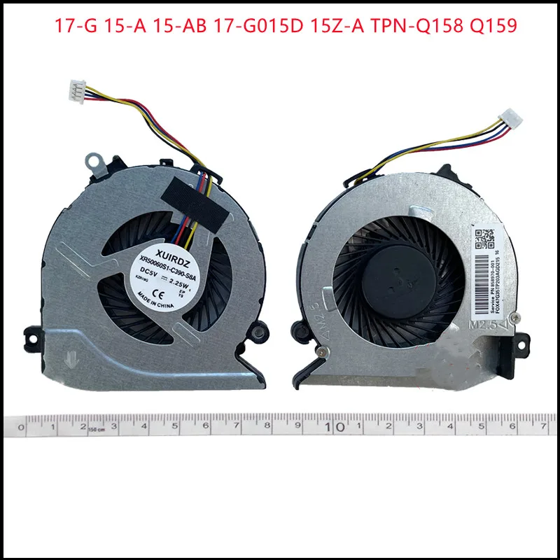 New Laptop CPU Cooling Fan Cooler For HP 17-G 15-A 15-AB 17-G015D 15Z-A TPN-Q158 Q159 CPU