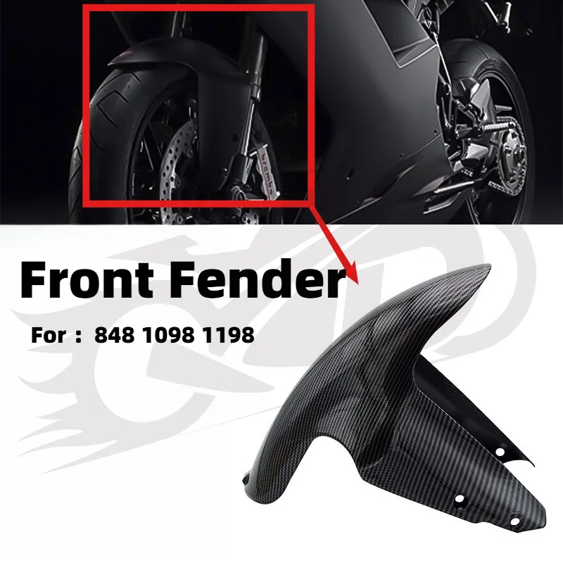 

For 848 1098 1198 Motorcycle Mudguards Front Tires Mudguards Splashback accesorios para moto