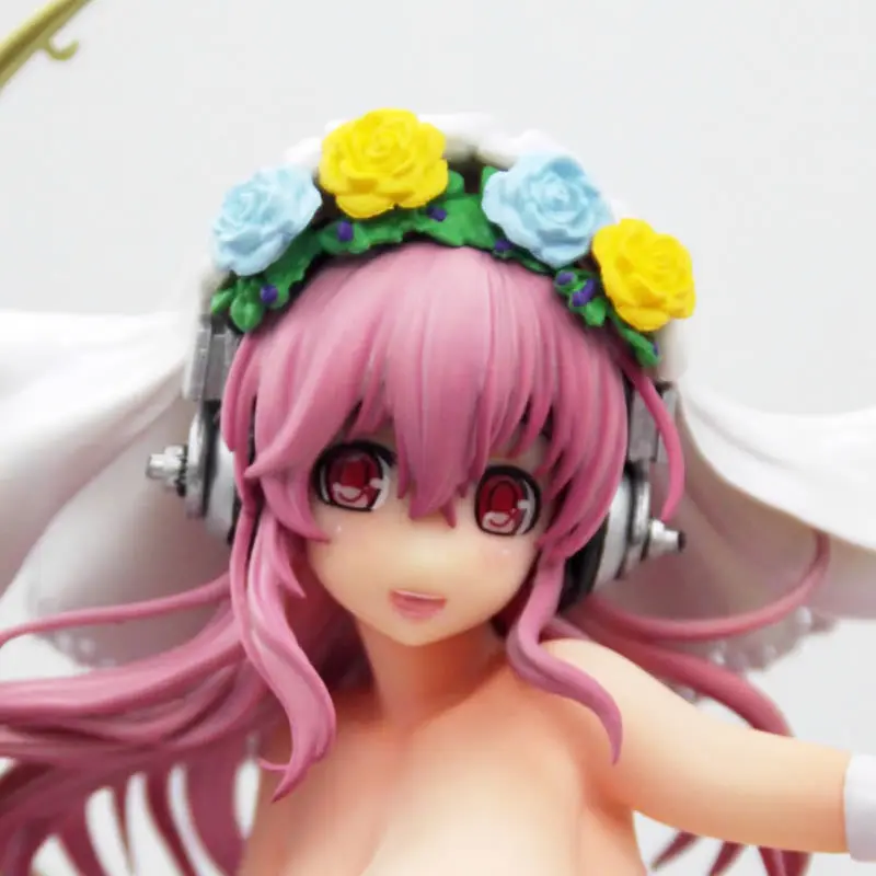 1/6 SoniComi Sonico 10th Anniversary Wedding Ver.  NSWF Sexy Makaizou Collection Anime Action Figure A-0277