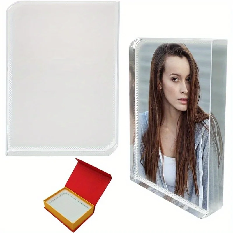 

1 шт. Сублимационные хрустальные заготовки (2 шт. в упаковке) — стеклянные таблички для наград, рамок, подарков, декора, поделок своими руками