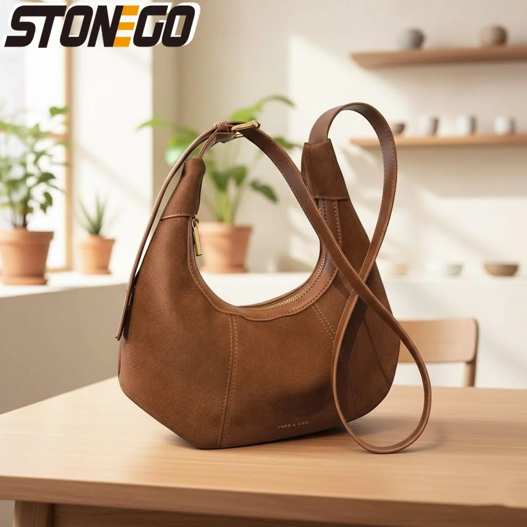 

Retro Fashion Crossbody Shoulder Bag PU Leather Adjustable Strap Women Small Top Handle Purse