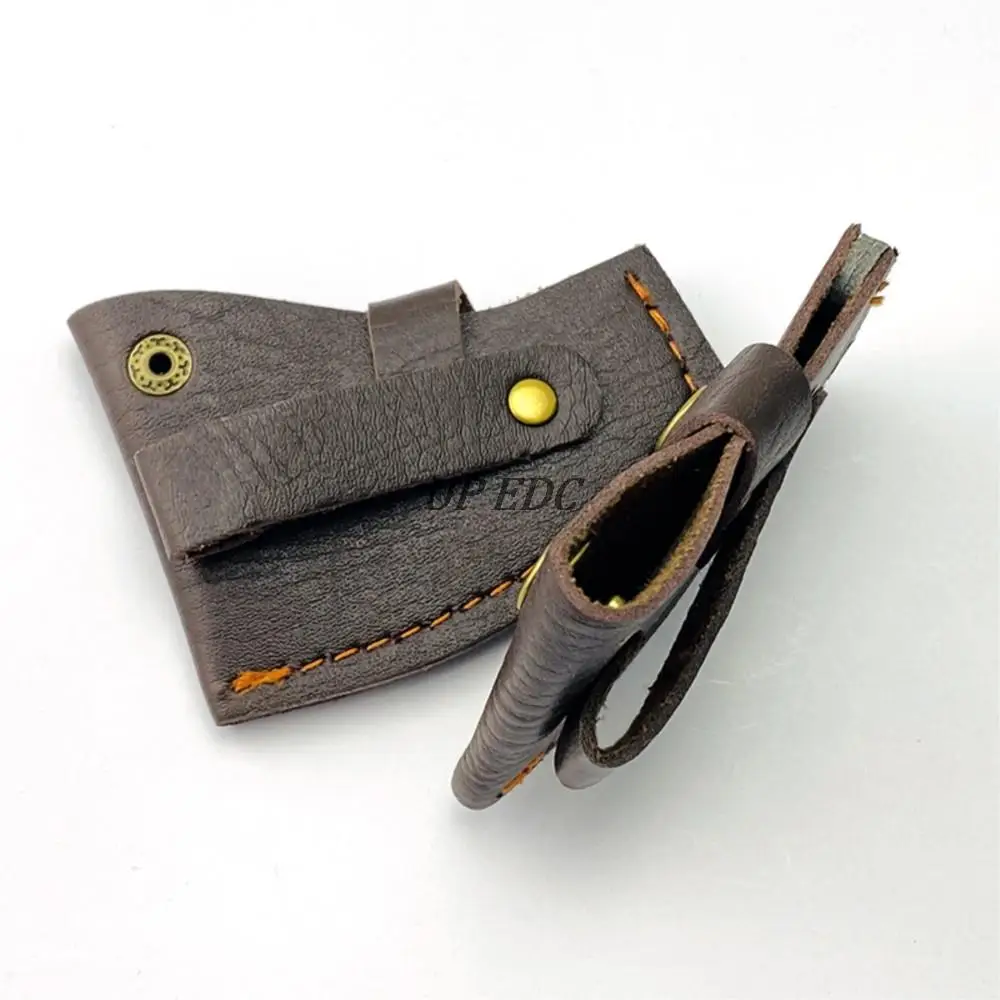 Copri coltello ascia copri coltello in pelle PU copri coltello fondina per attrezzi da esterno personalizzata copri coltello in PU personalizzato