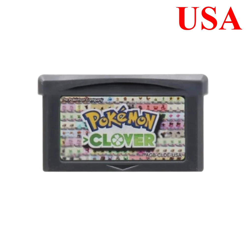 22 verschiedene Pokémon GBA-Spielmodule: FireRed, LeafGreen, Ruby, Sapphire, Emerald, Snakewood, Clover für Game Boy GBA / GBA SP / NDS / NDSL – Detail 19