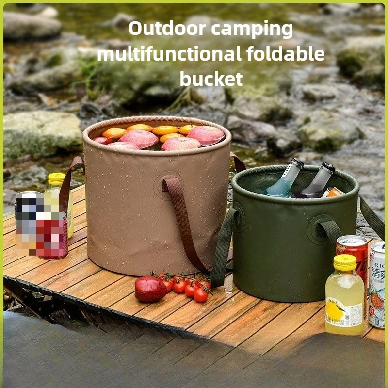 

10-30LOutdoor Folding Bucket Portable Water Tank Large-capacity Water Storage Travel Water Storage Tank Car-mounted Empty Bucket