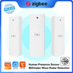 Zigbee Tuya MmWave Human Presence Sensor Millimeter Wave Radar Distance Detection PIR Montion Sensor For Smart Home Security