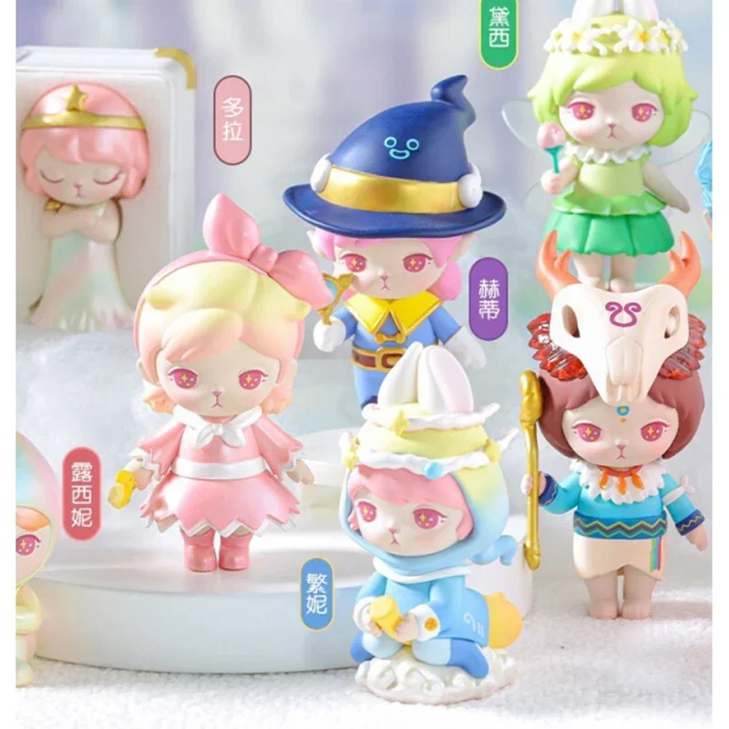 

POP MART Bunny Magic World Series слепая коробка коробка-сюрприз оригинальная фигурка мультяшная модель Mystery Box коллекция подарок для девочек