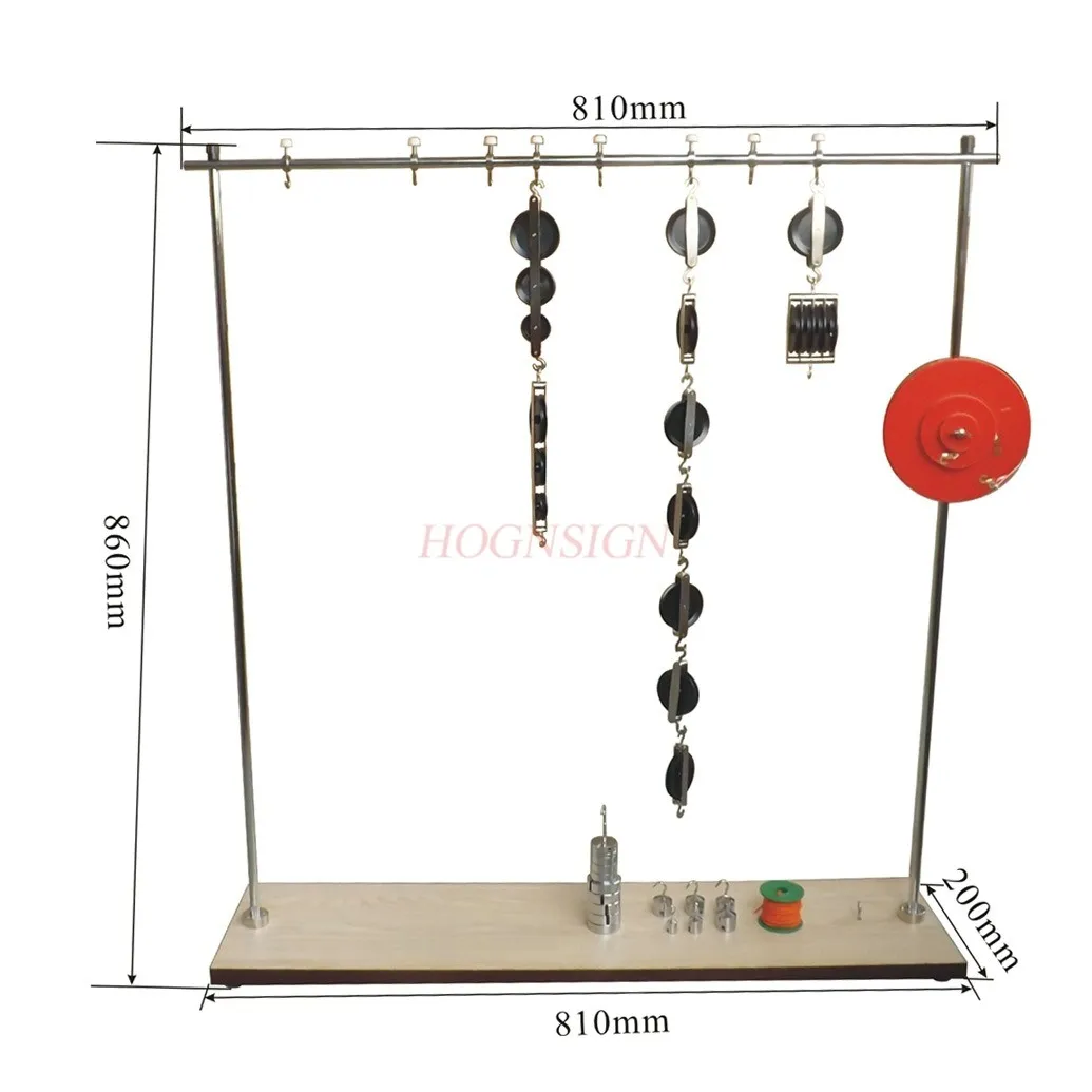 

1set secondary school mechanics instruments, mechanics instruments Pulley combination set for primary