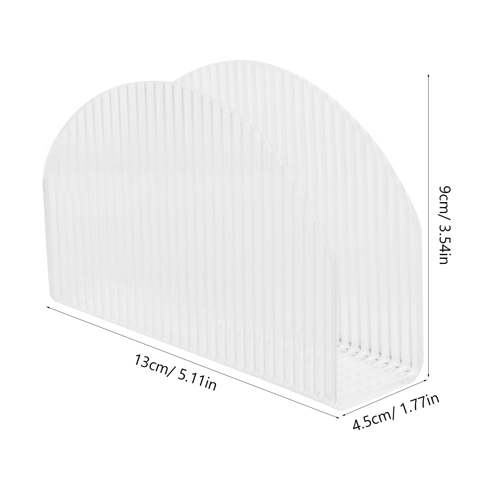 حامل مناديل أكريليك احترافي حامل مناديل سطح المكتب شفاف تصميم رائع لمحلات القهوة والمطابخ والمطاعم #5