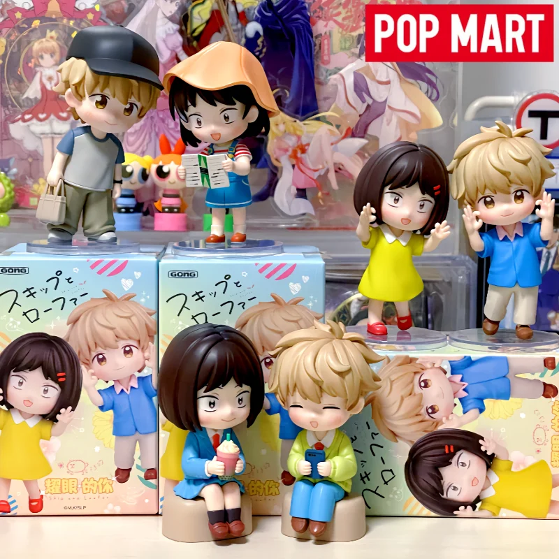 

Hot Original Pop Mart Hot Anime Skip And Loafer Blind Box Mitsumi Iwakura Shima Sousuke Box Figure Anime Model Pvc Doll Toy Gift