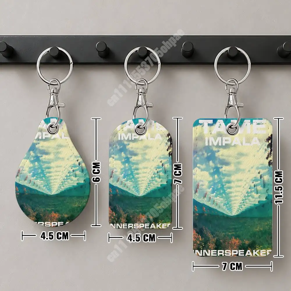 Deadbeat T-Tame K-Kevin Impala Parker Leather Keychain Card Holder for Airtag & ID Cards Business Bag Charm