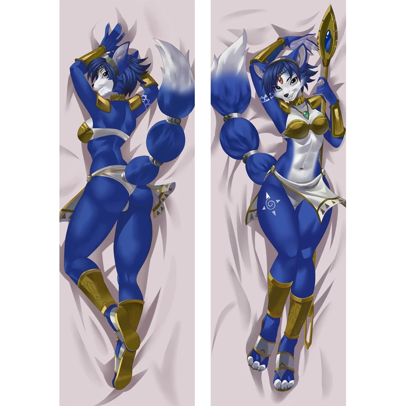 New PatternWolfblade Dakimakura Furry Orcus Fandom Man  Body Pillow Case Covers Academia   DIY Throw Cushion