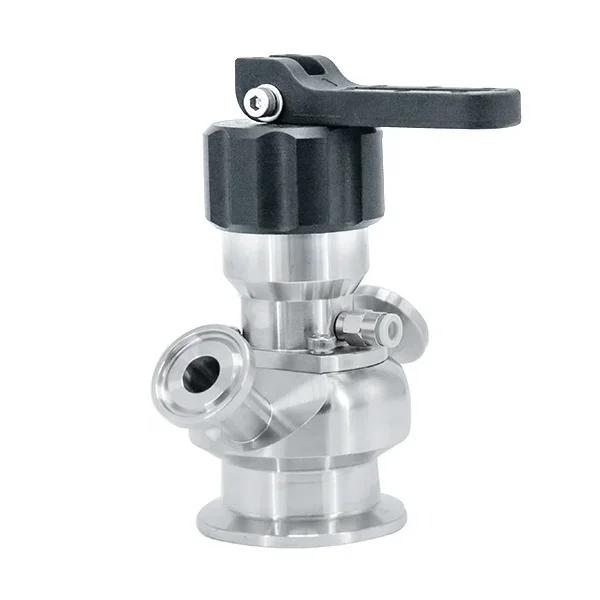 

sanitary Stainless steel Sample valve SS316 aseptic clamp pneumatic sampling valve with handle