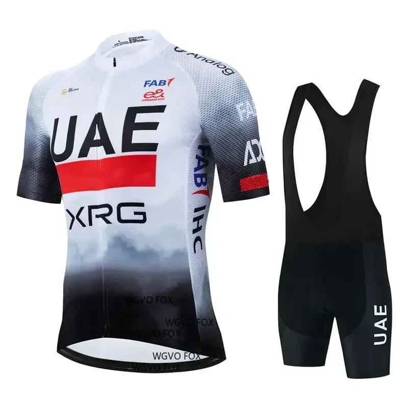 

New Pro Team 2026 Uae Cycling Jersey Set Men's Summer Bike Mountain Uniform Ropa Ciclismo Maillot Hombre Bicycle Clothing Suit