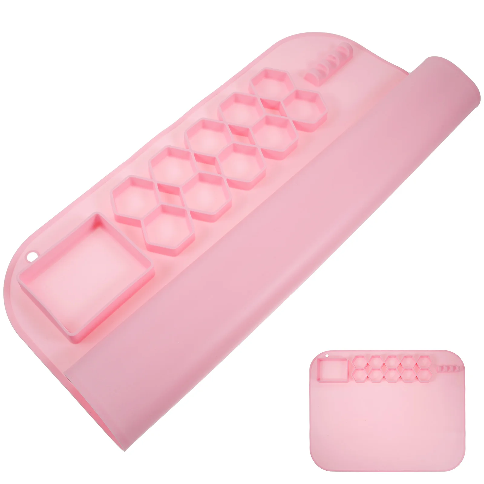 

Silicone Drawing Mat DIY Resin Crafts Tools Jewelry Painting Pink Silica Gel Nonstick Foldable Easy Clean Protect Tabletop