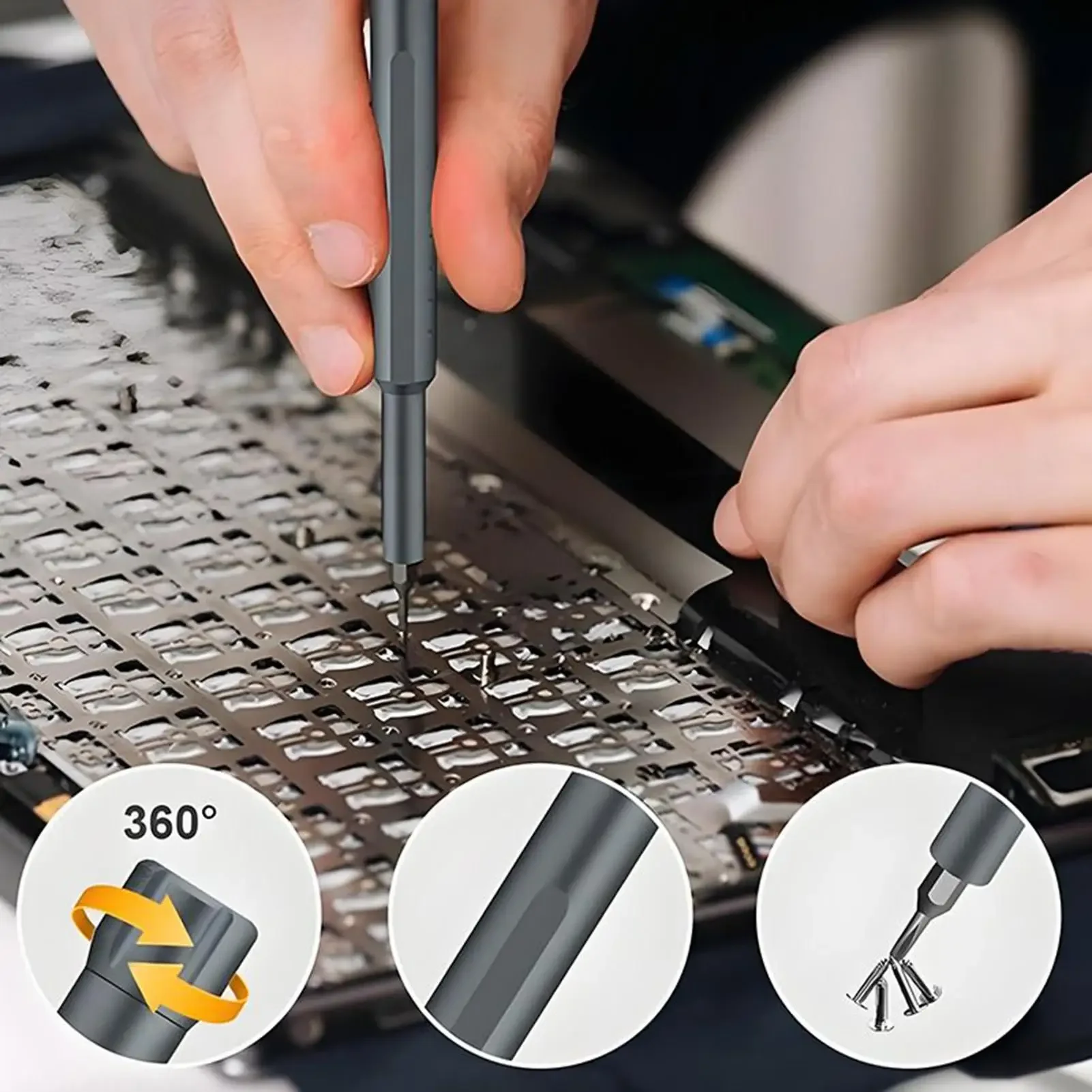 Mini Screwdriver Set 44 In 1 Portable Tool Repairing Computer Screwdriver Kit For Computer Watch Glasses Camera Electronic